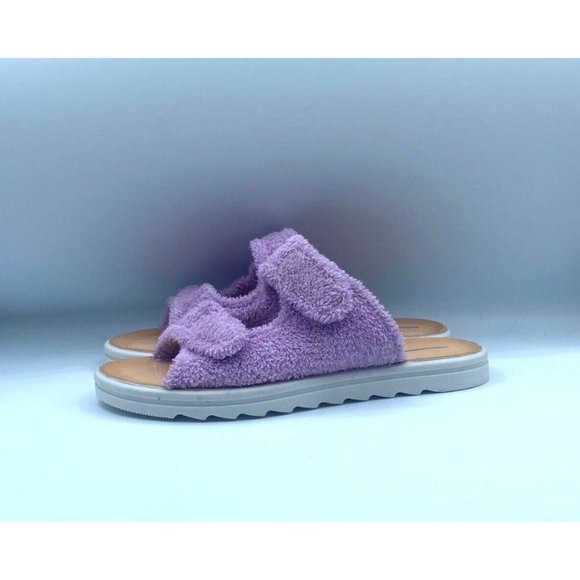 INTENTIONALLY Blank Blink Terry Top Lilac Sandal US 9.5/10 EU40 NWOB Scuffed - Picture 6 of 9